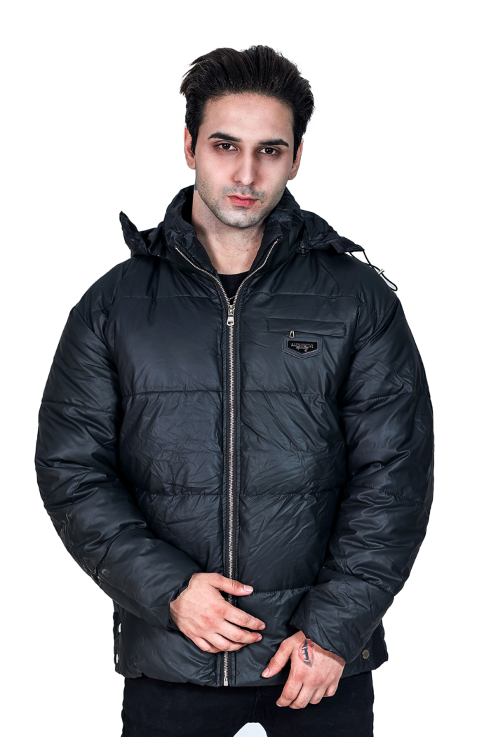 Black Puffer Jacket For Men